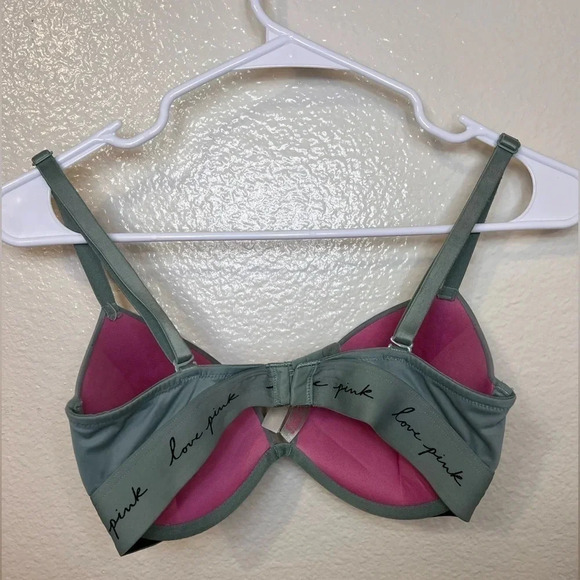 PINK Victoria Secret Push up T Shirt Bra 32DD - Picture 2 of 3